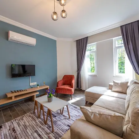 jakuzi olanağı sunan güzel bir daire Daire Fethiye